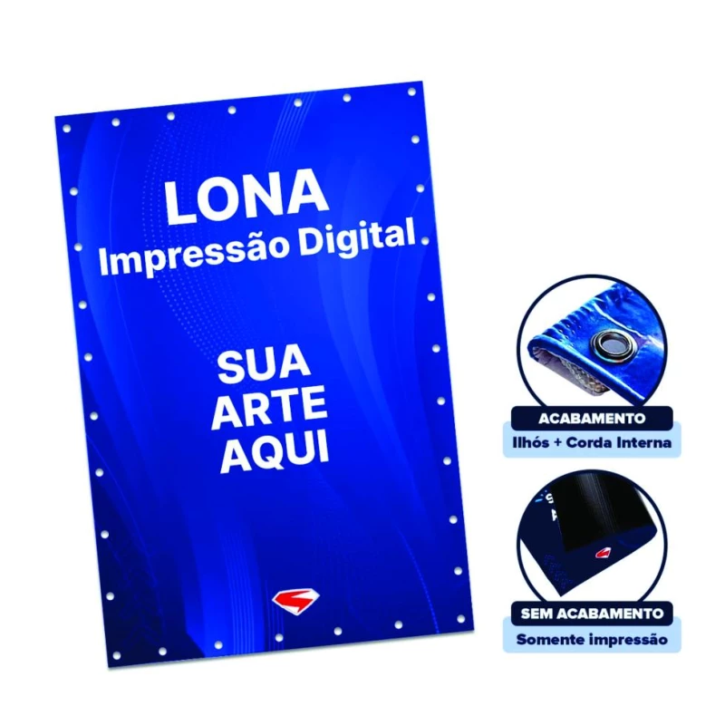 Banner com Ilhós