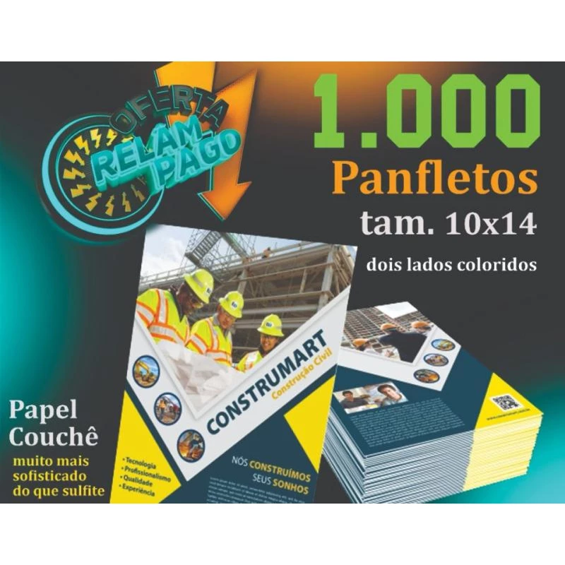 Panfletos 10x15 personalizado