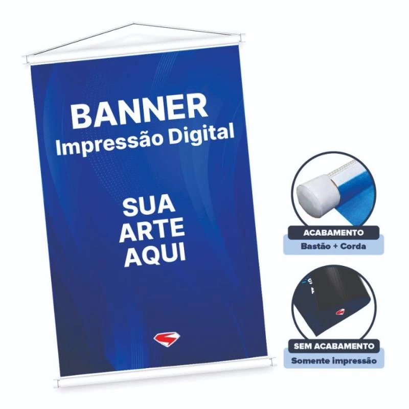 Banner em lona 120x90